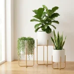 Luxe Metal Plant Stand Set