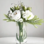 White Garden Flower Arrangement - Image 3