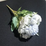 Artificial Peony Hydrangea Button Mum Bouquet - Image 21