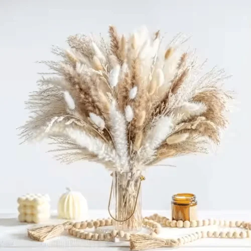 Natural Pampas Table Arrangement