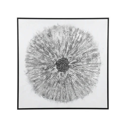 Celestial Burst Hand-Painted Abstract Oil Painting