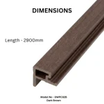 STC Premium Outdoor WPC Fluted Wall Panel End Profile - Image 3
