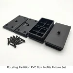 Premium WPC Partition Panel with Rotating Fixture Set - Image 12