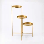 Golden Halo Triple Planter Stand - Image 3