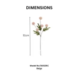 Dandelion Artificial Floral Stem - Image 4