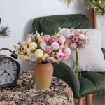 Ranunculus Silk Flower Bouquet - Image 12