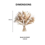 Natural Pampas Table Arrangement - Image 2