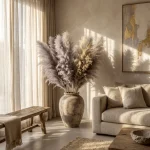 Natural Grey Pampas Grass Stem - Image 7