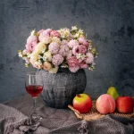 Ranunculus Silk Flower Bouquet - Image 13