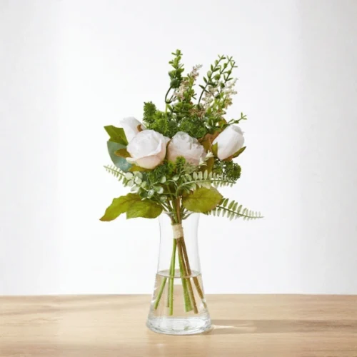 Simulated Rose Artificial Flower Bouquet