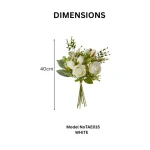 Classic White Botanical Bouquet - Image 2