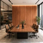 STC Luxurious Wood Finish Bamboo Charcoal Wall Sheet – Dark Teak BC-02 - Image 2