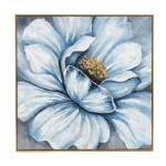 Elegant Serenity – Hand-Painted Floral Oil Painting