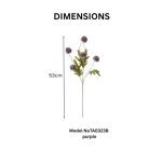 Long Stem Mums Artificial Flower - Image 6