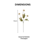 Long Stem Mums Artificial Flower - Image 12
