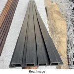 STC Premium Outdoor WPC Fluted Wall Panel - Charcoal Gray - Image 7