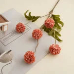 Long Stem Mums Artificial Flower - Image 20