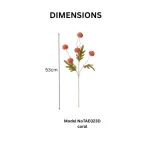 Long Stem Mums Artificial Flower - Image 21