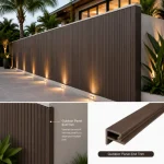 STC Premium Outdoor WPC Fluted Wall Panel End Profile - Image 2