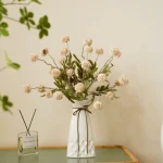 Long Stem Mums Artificial Flower - Image 4