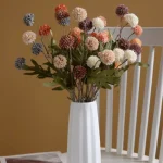 Long Stem Mums Artificial Flower