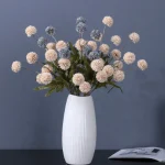 Long Stem Mums Artificial Flower - Image 27