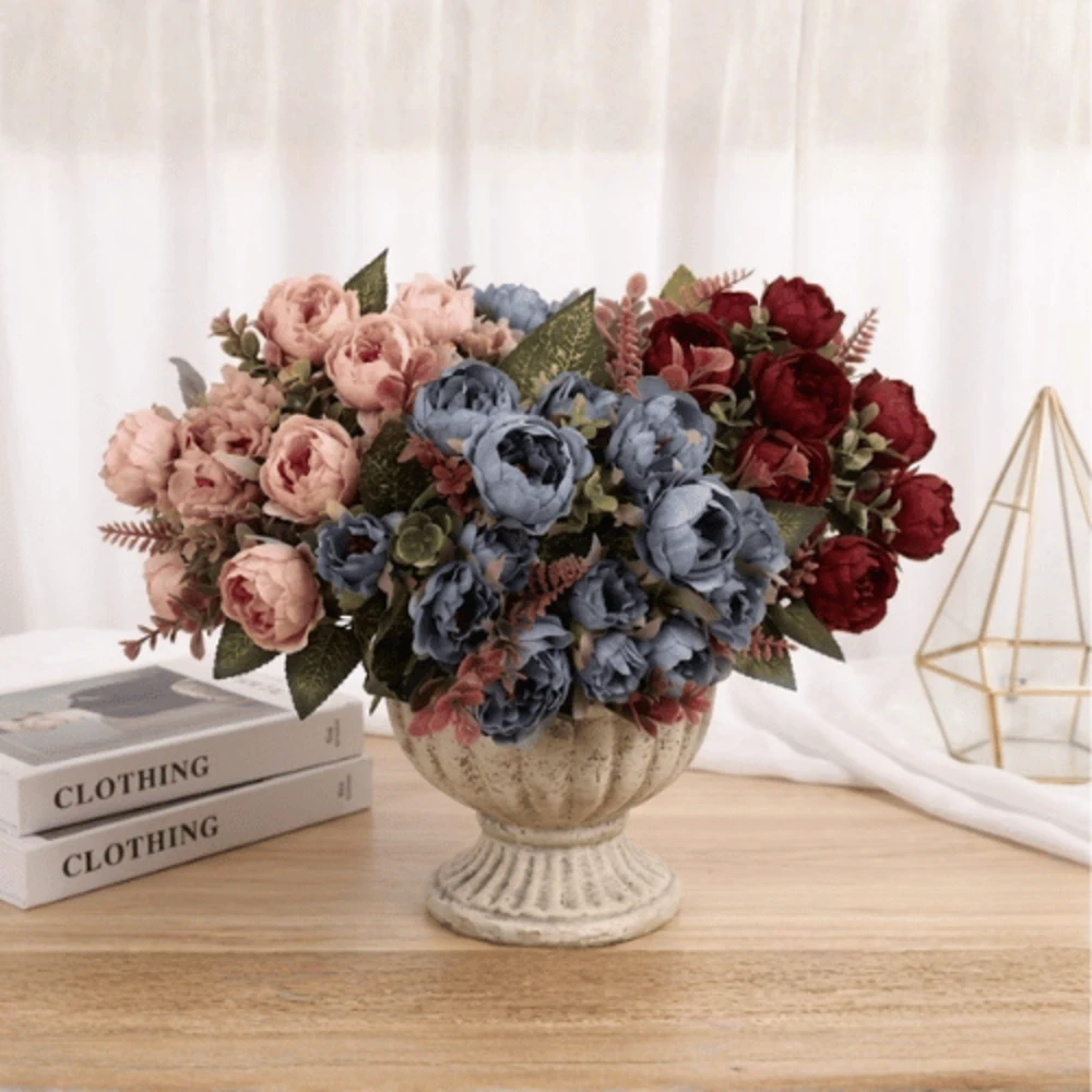 09-60 Artificial Peony Flower Bouquet