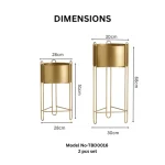 Urban Aura Luxe Planter Stand - Image 2