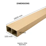 Premium WPC Partition Panel with Rotating Fixture Set - Image 8