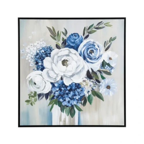 Serenity Bouquet – Hand-Painted Floral Oil Painting