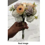 Ranunculus Silk Flower Bouquet - Image 3