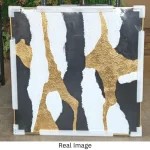 Modern Noir – Hand-Painted Abstract Oil Painting - Image 6