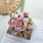 Ranunculus Silk Flower Bouquet - Image 8
