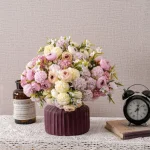 Ranunculus Silk Flower Bouquet - Image 10