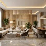 Premium WPC Partition Panel with Rotating Fixture Set - Image 10