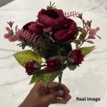 Artificial Peony Flower Bouquet - Image 3
