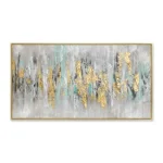 Gold Skyline – Hand-Painted Abstract Oil Painting