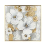 Auric Petal – Hand-Painted Floral Oil Painting