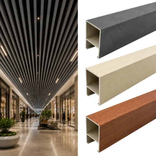 WPC Baffle Ceiling System