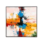 Urban Splash – Hand-Painted Abstract Oil Painting