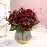 Artificial Peony Flower Bouquet - Image 3