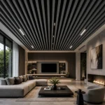 Premium WPC Baffle Ceiling System - Panel & Hanger Profile - Image 11