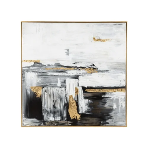 Nordic Luxe – Hand-Painted Abstract Oil Painting