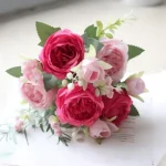Artificial Romantic Rose Garden Arrangement - Image 3