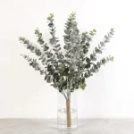 Artificial Frosted Eucalyptus Bush - Image 3