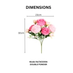 Artificial Romantic Rose Garden Arrangement - Image 2