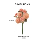 Multi Layer Dandelion Artificial Bouquet - Image 5