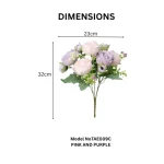 Artificial Romantic Rose Garden Arrangement - Image 5