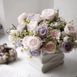 Artificial Romantic Rose Garden Arrangement - Image 7