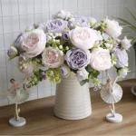 Artificial Romantic Rose Garden Arrangement - Image 8